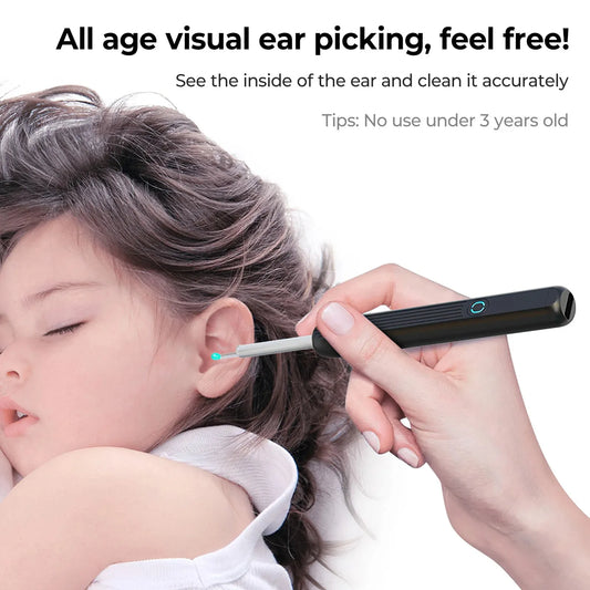 Wireless Smart Visual Ear Cleaner 1080P Ear Stick Otoscope NE3 Ear Wax Removal Tool Earpick Camera Ear Endoscope for iOS Android